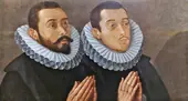 Portrait of Miguel Jeronimo and His Son By Francisco Pacheco