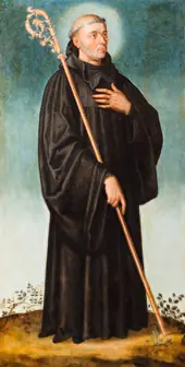 Saint Benedict Abbot By Francisco Pacheco