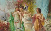 A Classical Idyll By Hans Zatzka