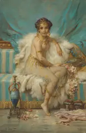 The Odalisque By Hans Zatzka