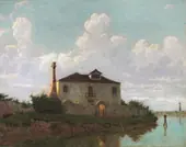 Canal in Mazzorbo 1911 By Angelo Morbelli