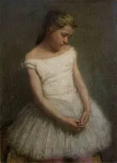 Dancer at Rest 1910 By Angelo Morbelli