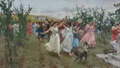 Bacchanal 1896 By Raffaello Sorbi