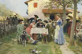 The Country Inn By Raffaello Sorbi