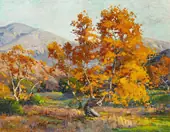 Autumn in Santa Ana Canyon 1920 By Anna Althea Hills