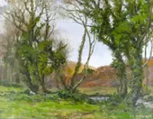 Forest Landscape 1910 By Anna Althea Hills