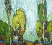 Green Landscape By Anna Althea Hills