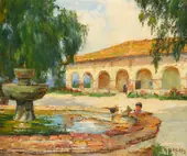 Mission San Juan Capistrano By Anna Althea Hills