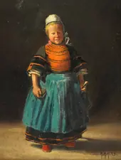Portrait of a Young Maiden By Anna Althea Hills