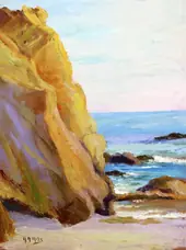 Rocky Coast Laguna By Anna Althea Hills