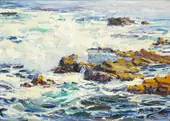 The Surging Sea 1921 By Anna Althea Hills