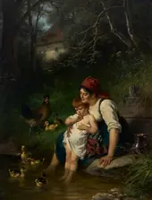 By the Stream By Rudolf Epp