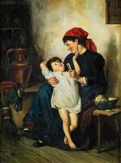 Mother and Child By Rudolf Epp