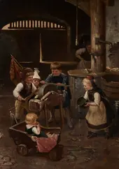 Schwalm Children 1834 By Rudolf Epp