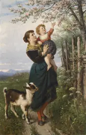 The Cherry Blossoms 1885 By Rudolf Epp