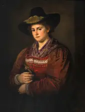 Tyrolean Woman 1877 By Rudolf Epp