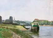 The Quays of the Seine By Victor Marais-Milton