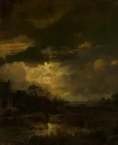 Landscape at Sunset 1647 By Aert van der Neer