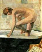 Pink Nude in the Bathtub 1924 By Pierre Bonnard