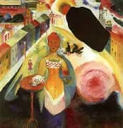 Dame in Moscow 1912 By Wassily Kandinsky