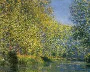 Bend in the Epte River By Claude Monet