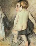 Young Woman at the Window c 1980 By Mary Cassatt