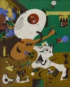 Dutch Interior 1 1928 By Joan Miro