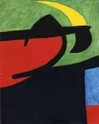 Catalan Peasant in the Moonlight 1968 By Joan Miro