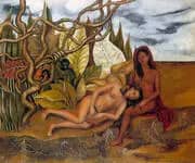 Two Nudes in the Wood 1939 By Frida Kahlo