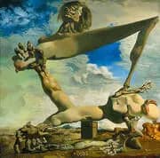 Soft Construction with Boiled Beans 1936 By Salvador Dali