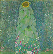 Sunflower c1907 By Gustav Klimt