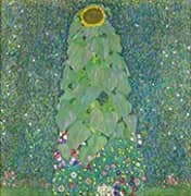 Sunflower c1907 By Gustav Klimt
