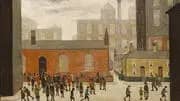 Coming out of School 1927 By L-S-Lowry