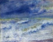 The Wave Seascape By Pierre Auguste Renoir