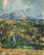 Mont Sainte-Victoire 1904-06 By Paul Cezanne
