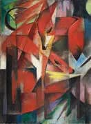 Foxes 1913 By Franz Marc
