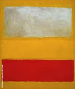 No 13 White Red on Yellow By Mark Rothko (Inspired By)