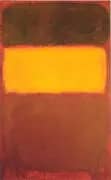 No 7 Orange and Chocolate By Mark Rothko (Inspired By)