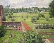 View from my Window Eragny By Camille Pissarro