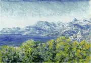 View of Ventimiglia 1884 By Claude Monet