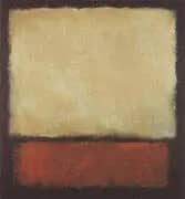 No 7 1963 Dark Brown Gray Orange By Mark Rothko (Inspired By)