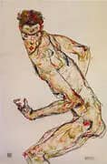 Fighter 1913 By Egon Schiele