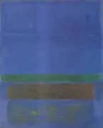 Untitled Blue Green and Brown 1952 By Mark Rothko (Inspired By)