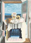 Open Window at St. Raphael 1919 By Pablo Picasso