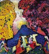 Blue Mountain 1908 By Wassily Kandinsky
