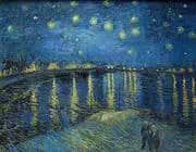 Starry Night over the Rhone 1888 By Vincent van Gogh
