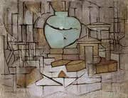 Still Life with Ginger Jar II By Piet Mondrian