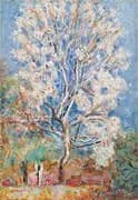 Almond Tree in Blossom 1945 By Pierre Bonnard