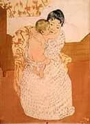 Mother's Caress By Mary Cassatt
