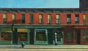 Early Sunday Morning 1930 By Edward Hopper
